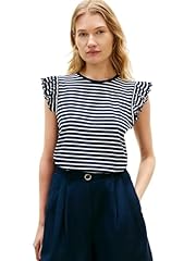 Dark Night Navy / Ecru Stripe