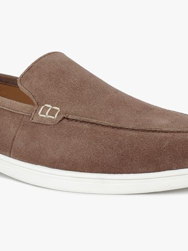Image of Cantabil Casual Loafers Shoes for Men l Lightweight & Comfortable with Cushioned Insole PU Upper TPR Sole Lace-Up on Closure (P MFTW00139)