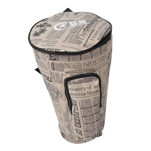 Paquet à dos pour tambour africain 10 pouces en toile et mousse