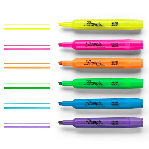 Sharpie Tank Highlighters, Chisel Tip, Yellow Highlighters, Essential Office & School Supplies, Teacher Must Haves, Quick-Drying, Smear-Resistant, Bulk 36-Pack - Image 6