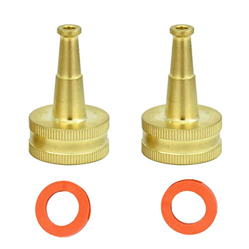 PLG Jet Sweeper Nozzle for Garden Hose,Solid Brass,2 Pack