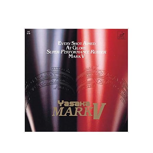 Yasaka Mark V 30 Table Tennis Rubber (Black, 1.8mm)