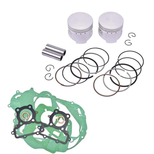 Kit révision culasse moto et segments piston pour Yamaha XV250 Virago