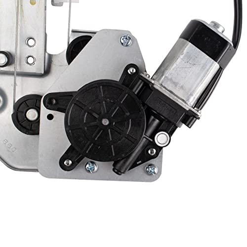 Image of TRQ Rear Right Power Window Regulator & Motor Assembly Passenger Side Compatible with 2009-2014 Acura TSX