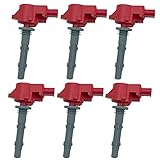 6PCS ARKAUTO HIGH PERFORMANCE RED TOP IGNITION COILS ARK-IG535 UF535 A2729060060 A0001502780 FOR MER