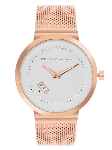 French Connection Analog White Dial Mens Watch-FC160RGM (B0CPPNXNS7) Amazon Price History, Amazon Price Tracker