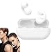 Produktbild LPSHGK Wireless Ear Clip Bone Conduction Headphones, Bone Conduction Earbuds, Ear Clip Headphones Bluetooth, Wireless Bone Conduction Headphones, Open Ear Headphones Wireless Bluetooth (White)