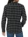 Amazon Essentials Men's Slim-Fit Long-Sleeve Plaid Flannel Shirt (Limited Edition Colors), Black Charcoal Buffalo Plaid, X-Large