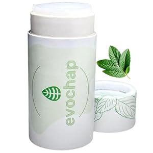 All Natural Luxury Lip Balm – Moisturizing For Smooth and Soft Lips – Pure Ingredients, Long Lasting, Eco-Friendly – Hydrates Dry and Chapped Lips – Push Up Paper Tube, Mint Flavor