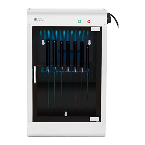 Royal Catering RC-KSSS201 Messersterilisator UV Sterilisator Sterilisationsgerät Edelstahl Timer 14 Messer – Bild 6
