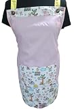 Galba®.Bata, Babi, Delantal, Estola de maestra de educacion Infantil ANIMALES GRANJA