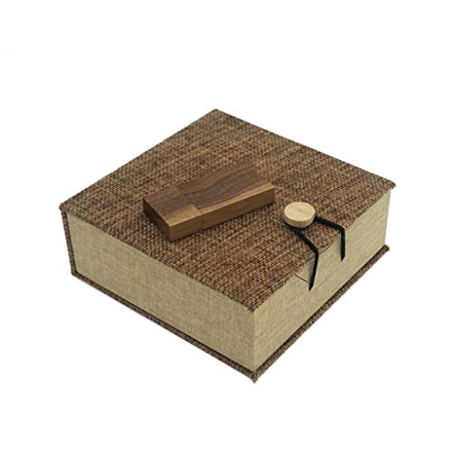 Desuerte Chiavetta USB in noce + confezione regalo di stoffa 16 GB