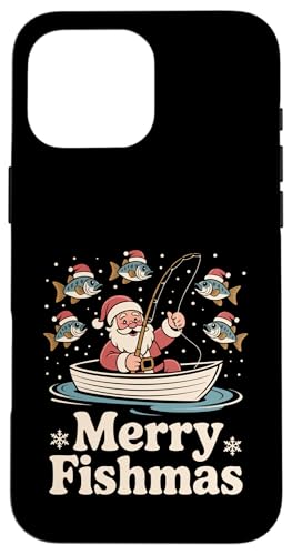 Merry Fishmas T^ ނ oX  NX}X tBbV[} X}zP[X iPhone 16 Pro Max p