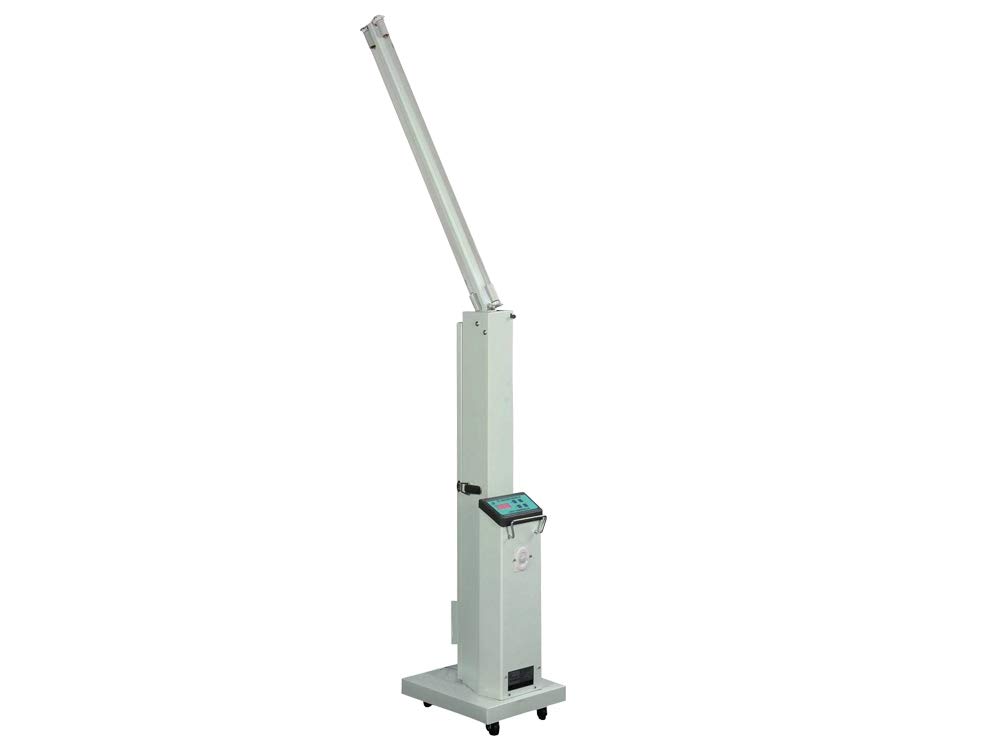 Good Connections UV-C Desinfektionsstation zur effektiven Luft- und Flächendesinfektion - 2 UV-C Röhren (60W) für 30 m² Raumfläche - Sicherheitsabschaltung und Timer