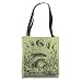 Cute Cottagecore Aesthetic Frog Mushroom Moon Witchy Vintage Tote Bag