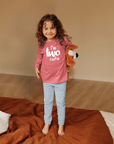Image of 2nd Birthday Outfits for Toddler Girls im Two Cute Shirt Girl 2 Years Old Second Birthday