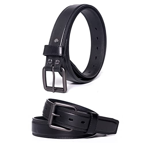 Poyolee Concealed Carry Leather Gun Belt | Pe Core Gun Belt For Ccw | Heavy Duty Edc Belt For Men | 1 1/2-Inch Black 38'' #TOP6
