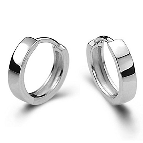 Relojes Mujer, Watch Ambestee - Juego de aretes de plata esterlina 925 con vidriantes, aproximadamente 13 mm