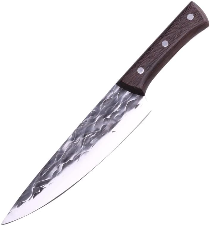 Meat Cleaver Knife, 8 inch Boning Knife Stainless Steel Professional Slaughtering Knife Beef and Mutton Cutting Knife