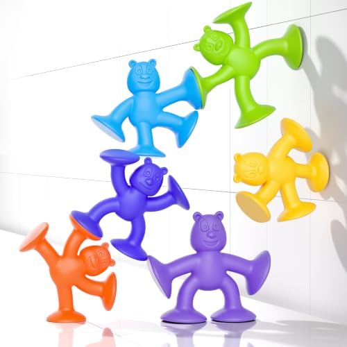 Image of 12 Pack Suction Cup Toys, No Hole Baby Bath Toy Intellectual Development