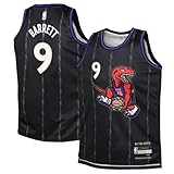 Outerstuff R.J Barrett Toronto Raptors NBA Black #9 Kids Youth 8-20 City Edition Swingman Player Jersey - Medium 10-12
