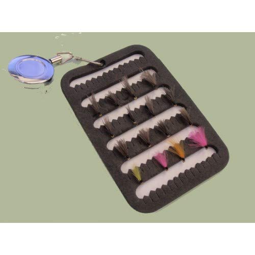 16 mouches CDC F - avec ailes colorées sur une mouche avec un zinger, mouches à la truite Cover