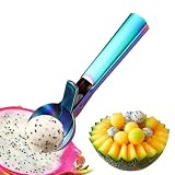 Quorvex Cuchara Para De Galletas | Acero Inoxidable Con Mecanismo De Disparador Para Cocina,Cucharón Para Helado | Para Postre Buffet Fiesta Cocina Hogar Fruta Caramelo Palomitas Sandía Galleta