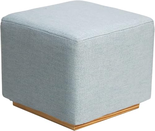 Repose-pieds ottoman moderne avec rembourrage mousse assise carrée