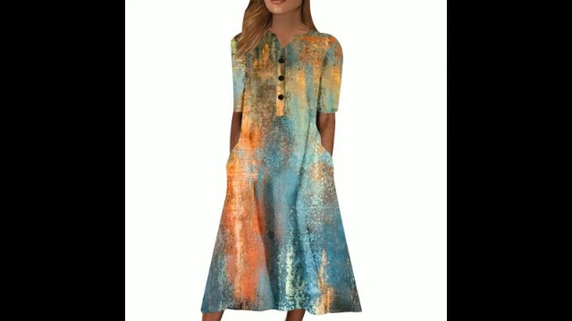 Robe D'Été Femme Fluide Col V Imprimé Floral Boho – Mini Robe Sans Manches Chic Et Légère Grande Taille Plage Cocktail
