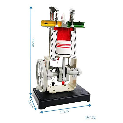Luckfy Gasoline Engine Model Four-Stroke Small Fuel Engine Internal Combustion Engine Model For School Teaching Tools Equipment Laboratory Supplies #TOP2