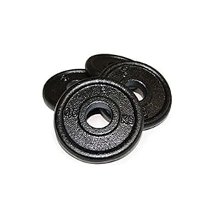 BODYPOWER 0.5Kg Cast Iron Standard Weight Plates (x4)