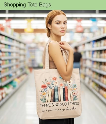 Image of Aesthetic Tote Bag for Women Girls, Stylish Tote Bag for Friends Besties Coworker