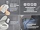 LEEVENTUS - J850R lange Version - mit Durchlauferhitzer (kein stehendes Wasser im Tank, keine Keimbildung), energiesparender Dusch WC Aufsatz, smart Toilette, aus Korea