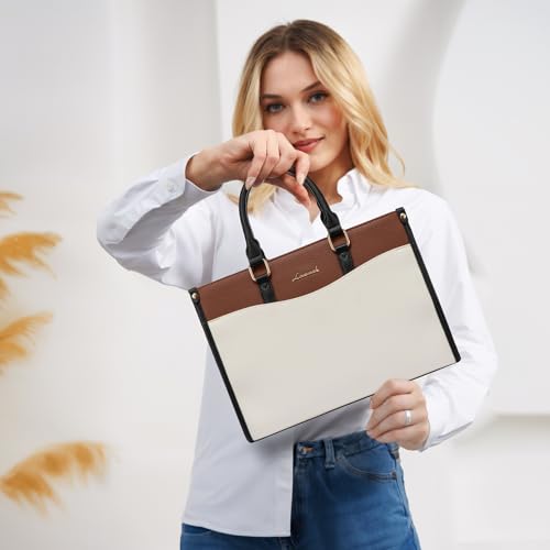 Image of LOVEVOOK Purses for Women Purses and Handbags Tote Bag for Women Trendy Top Handle Satchel Crossbody Bag with Matching Clutch
