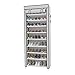 ACCSTORE Étagère à Chaussures 10 Couches avec Housse en Tissu Non Tissé,Gris