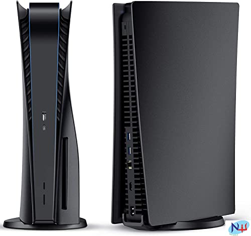Image of New world for PS5 Faceplate, Faceplate for PS5 Disc Edition, Faceplate for PS5 CD Vesrion only for Fat Model First genration Model, Black