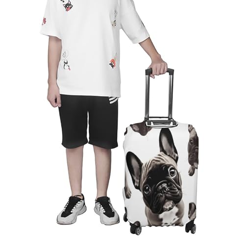 Housse valise bouledogue français contre les rayures de soute taille M
