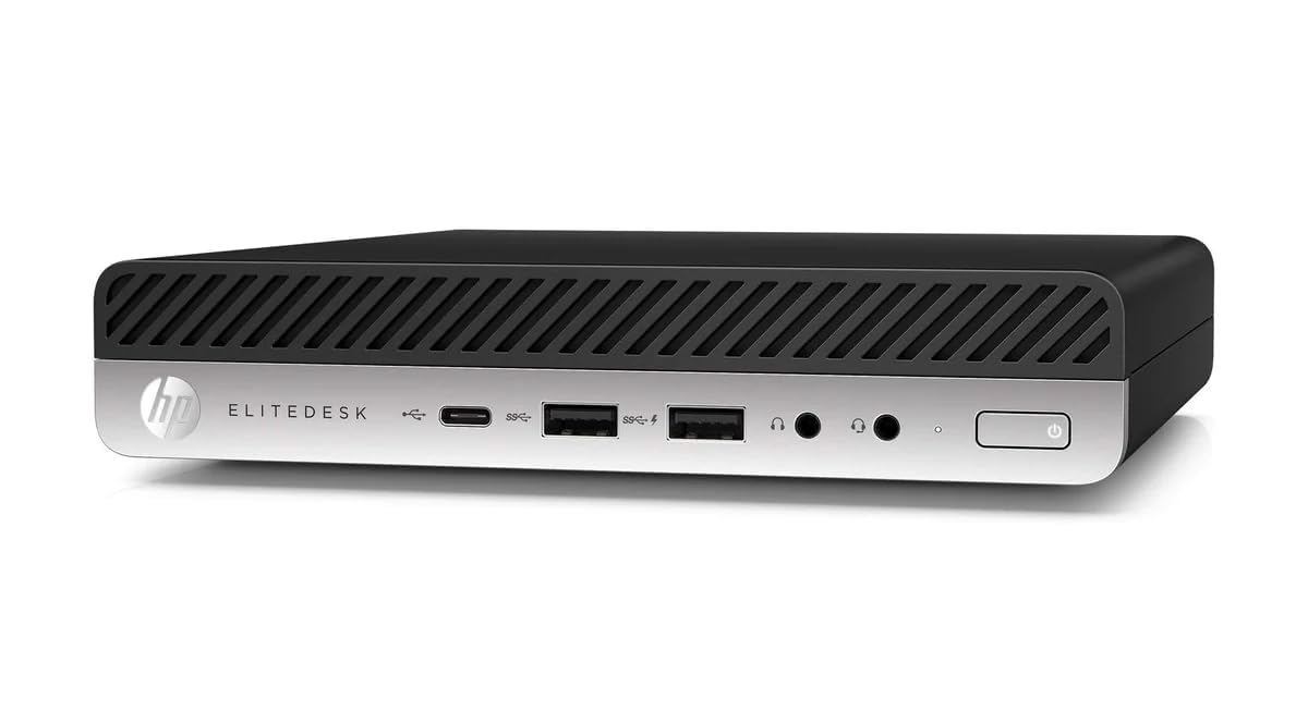 HP EliteDesk 800 G3 Tiny Mini PC de sobremesa, Intel Core i5-6500, 8 GB de RAM, SSD de 256 GB, sin Teclado ni ratón, WiFi, Bluetooth, Windows 11 Pro (reacondicionado)