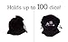 Wiz Dice Large 7” x 5” Black Velour Pouch with Drawstring (Plain)