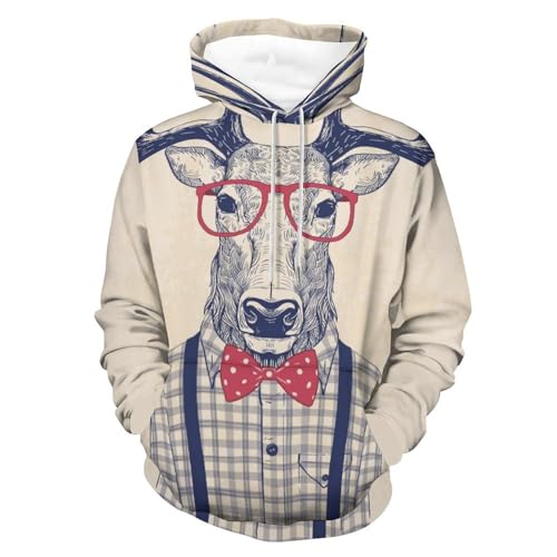 Hoody sweatshirt pull élan un cadeau original de taille S pour homme et femme