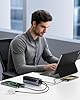 Baseus EnerGeek 145 W 20 800 mAh bärbar dator powerbank, externt batteri med 2 X USB-C PD 3.0 100 W max snabbladdning, digital skärm, kompatibel med MacBook Pro, Dell, HP, SteamDeck, iPhone #3