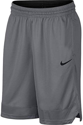 Nike Dri-FIT Icon, Men's Basketball Shorts, Athletic Shorts with Side Pockets, Cool Grey/Cool Grey/Black, XL