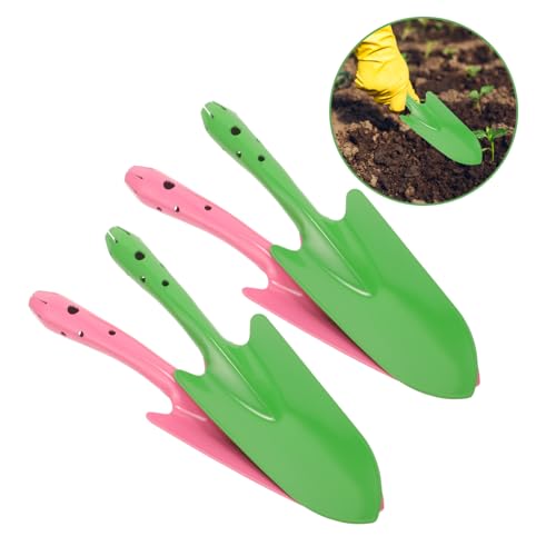 BESPORTBLE Juego 4 palas jardinería hierro miniatura 3