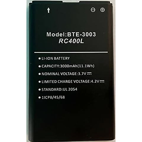 GSParts New Replacement Battery for BTE-3003 3000mAh Verizon Orbic Speed Mobile Hotspot RC400L Cover