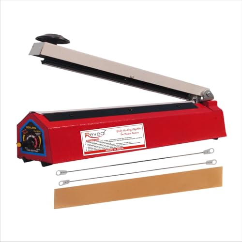 Image of Packing & Sealing Machine for Food Packets | Heavy-Duty Heat Sealer| Ideal for Kitchen, Store & Small Business (Sealing Machine 8 inch - 200 mm)