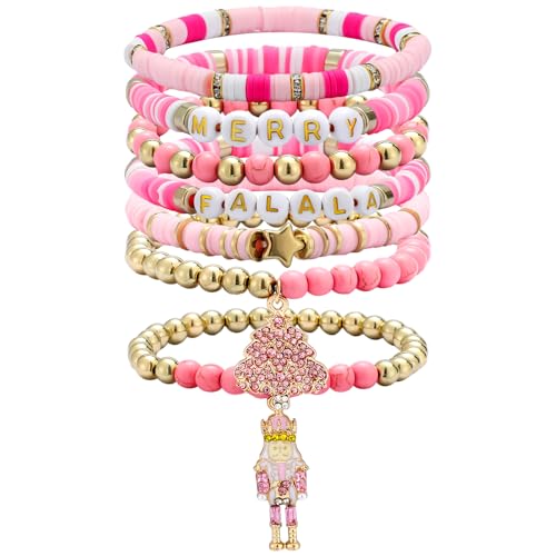 Huquary �N���X�}�X����݊���l�`�s���N�u���X���b�g �ςݏd�ˉ\ �r�[�Y�X�g���b�`�u���X���b�g �W���G���[ �K�[���Y ���f�B�[�X �e�B�[�� �N���X�}�X �a�����M�t�g 7�p�b�N