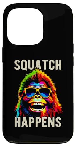 Squatch Happens �t�@�j�[�r�b�O�t�b�g�T���O���X�f�U�C�� �X�}�z�P�[�X iPhone 13 Pro �p