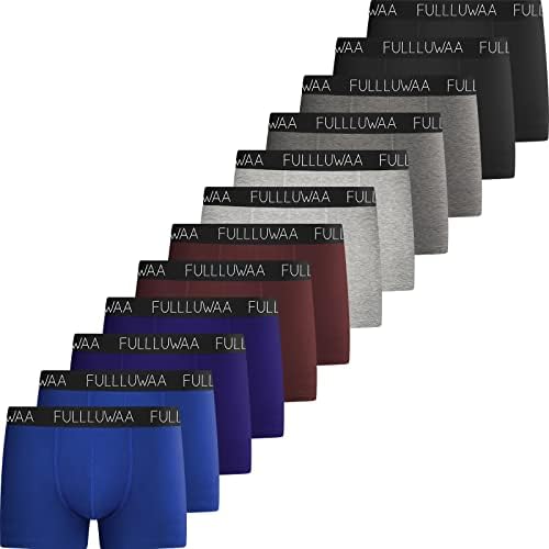FALARY Boxershorts voor heren, onderbroeken, biologisch katoen, retroshorts, ondergoed, boxer, verpakking van 4 stuks