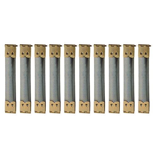 Jili Online 10Pcs Metal Internal Flex Frames Kiss Clasp Bag Coin Purse For Diy Craft Sewing Handbag Hinges Spring Clip - Bronze 9 X1.4 Cm #TOP26