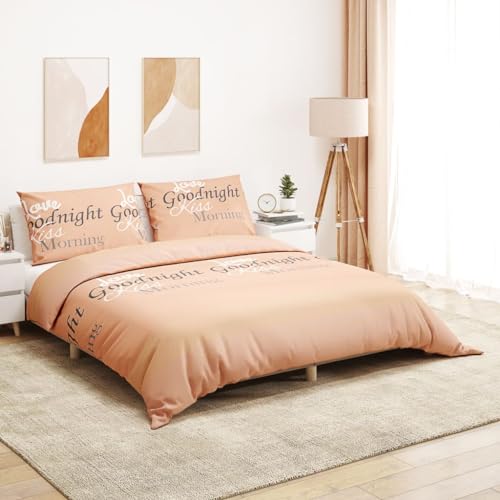 Mokuyary - Juego de funda nórdica (200 x 200 cm, algodón, funda nórdica para cama, dormitorio, hotel, C